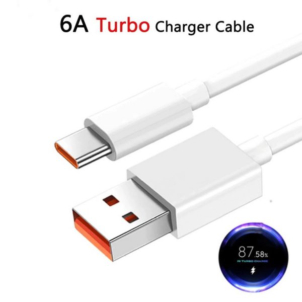 کابل شارژ USB به USB-C شیائومی فست شارژ مدل Mi Turbo اورجینال با طول 1 متر