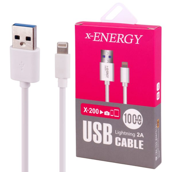 کابل شارژ آیفون X-Energy مدل X-200