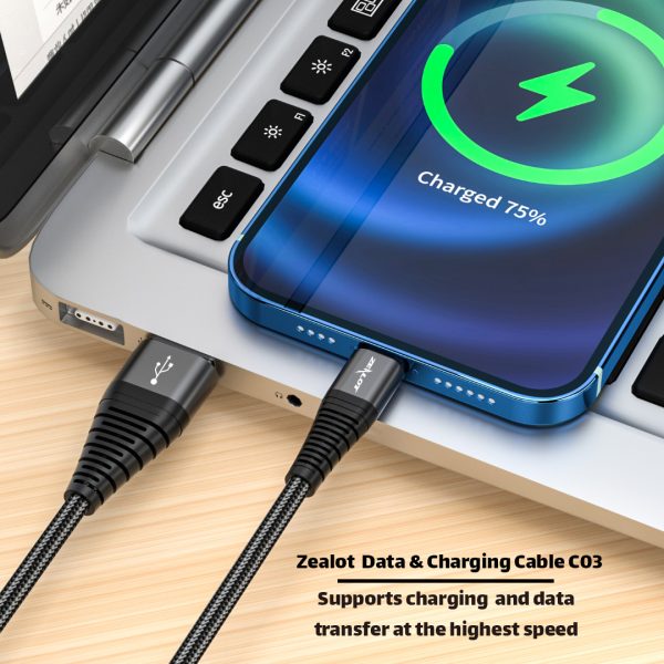 کابل تبدیل USB به لایتنینگ زیلوت