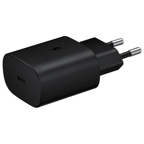 شارژر دیواری 25 وات سامسونگ مدل EP-TA800 اصلی و فست شارژ - دو پین