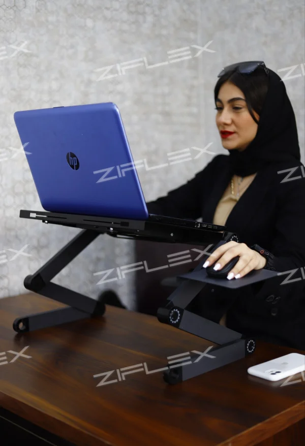 میز لپ تاپ تاشو فن دار زیفلکس