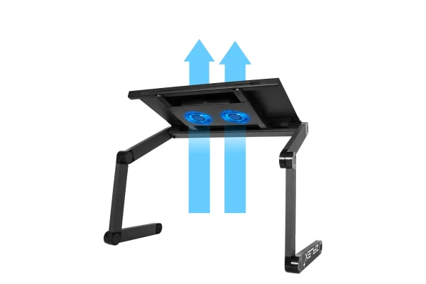 میز لپ تاپ تاشو فن دار زیفلکس