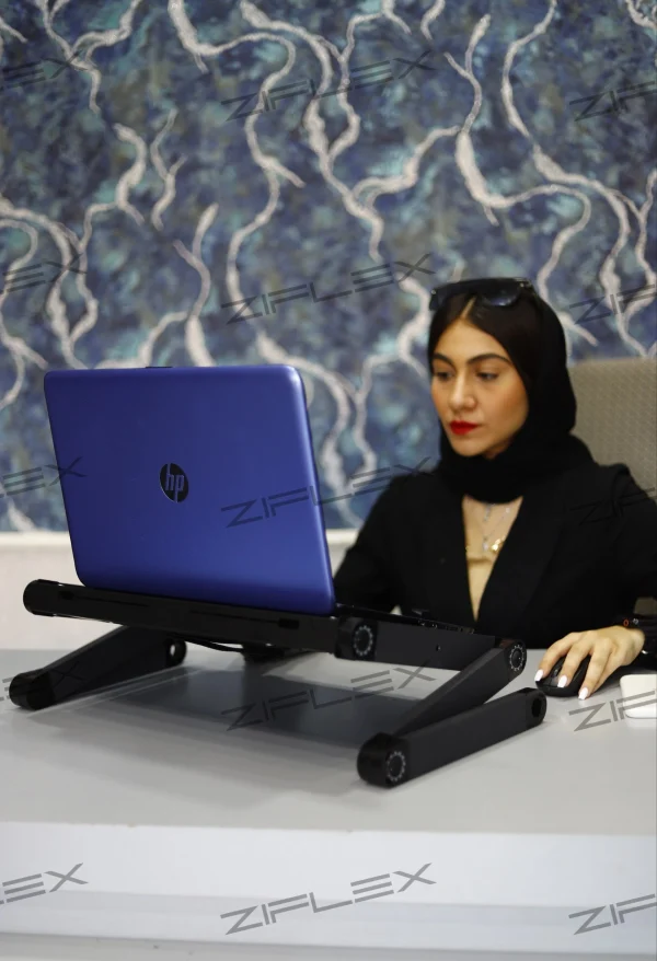 میز لپ تاپ تاشو فن دار زیفلکس