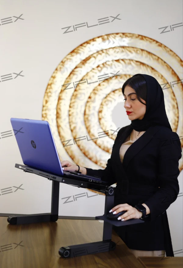 میز لپ تاپ تاشو فن دار زیفلکس