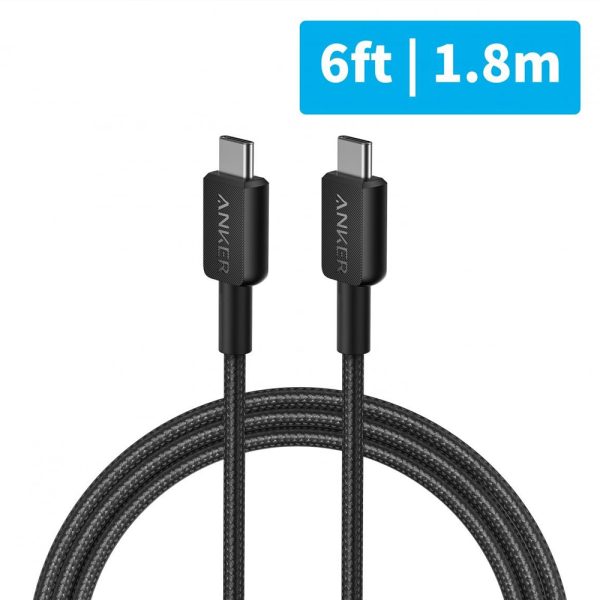 کابل تبدیل USB-C به USB-C انکر مدل A81F5H21 طول 0.9 متر