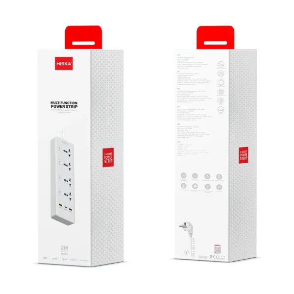 چندراهی برق هیسکا مدل CH-5518EU با طول 2 متر