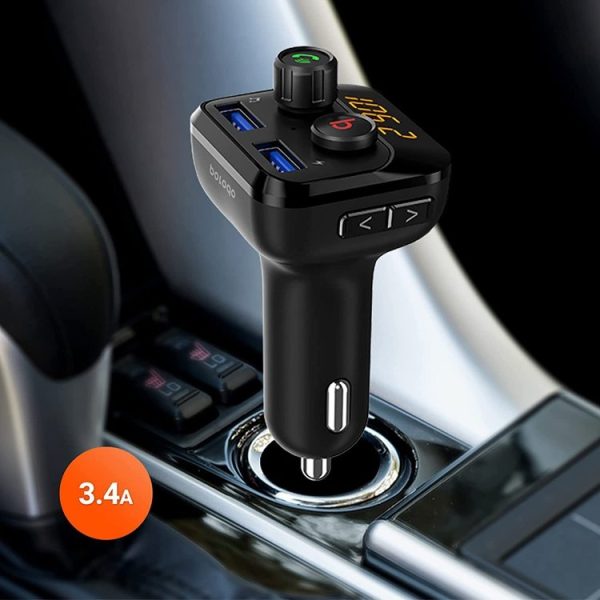 شارژر فندکی پرودو مدل PD-BT201D-BK فست شارژ