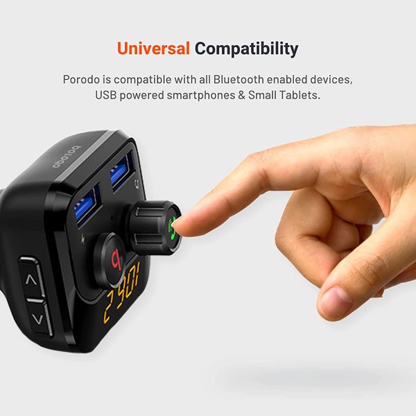 شارژر فندکی پرودو مدل PD-BT201D-BK فست شارژ