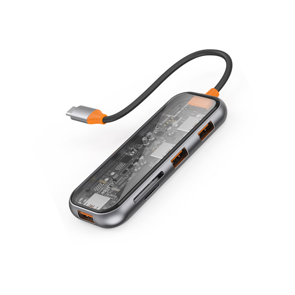 هاب 5 پورت تایپ سی ویوو مدل New Cyber CB005