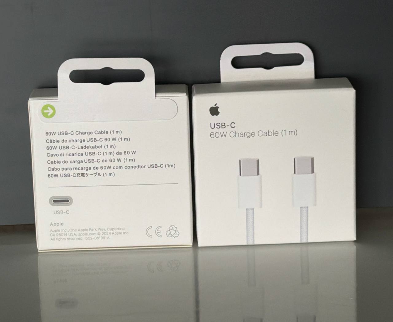 کابل اورجینال دو سر تایپ سی اپل مدل A2795 طول یک متر