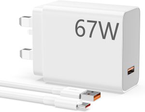 شارژر 67 وات شیائومی مدل MDY-13-EE به همراه کابل - سه پین