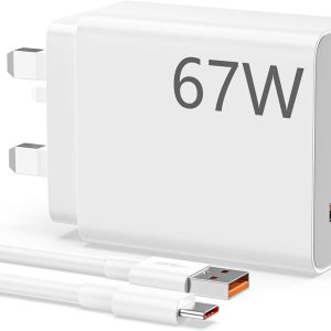 شارژر 67 وات شیائومی مدل MDY-13-EE به همراه کابل - سه پین